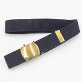 60s US Army Black Trouser Belt - 33"