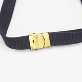 60s US Army Black Trouser Belt - 38"