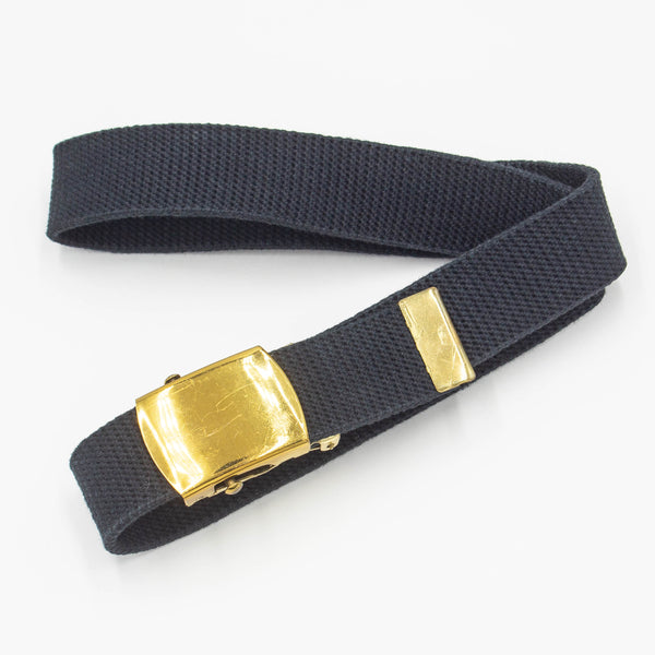 60s US Army Black Trouser Belt - 30"