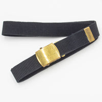 60s US Army Black Trouser Belt - 35"