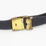 60s US Army Black Trouser Belt - 35"