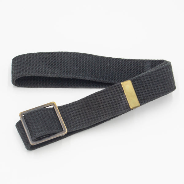 60s US Army Black Trouser Belt - 32"