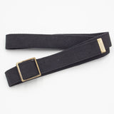 60s US Army Black Trouser Belt - 42"