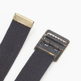 60s US Army Black Trouser Belt - 42"