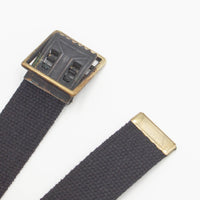 60s US Army Black Trouser Belt - 42"