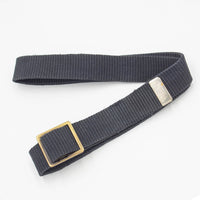 60s US Army Black Trouser Belt - 37"