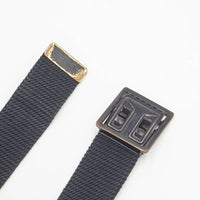 60s US Army Black Trouser Belt - 34"