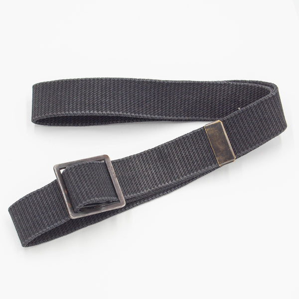 60s US Army Black Trouser Belt - 35"