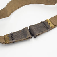 40s British Army Blackened Tank Regiment 37 Pattern Belt - 38"