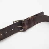 Vintage Large American Leather Belt - 42"