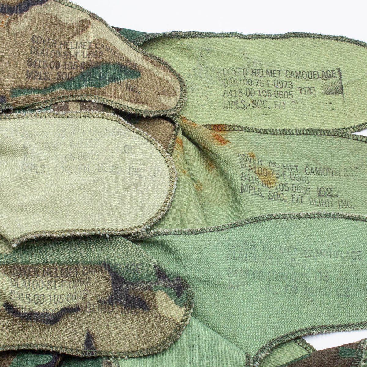 70s-80s US Military RDF ERDL M1 Helmet Cover – Omega Militaria