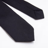 40s-60s US Army Dress Uniform Black Wool Necktie