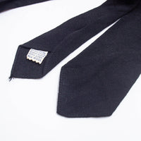 40s-60s US Army Dress Uniform Black Wool Necktie