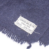 1955 Vintage RCAF Blue Wool Scarf