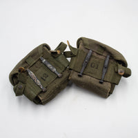 2x NOS 60s Vietnam War M-1956 Short Ammunition Pouch Set