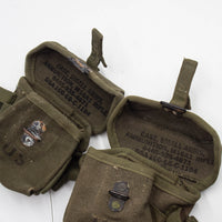 2x NOS 60s Vietnam War M-1956 Short Ammunition Pouch Set