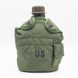 2000s US Military 1 Qt. Plastic Canteen Set