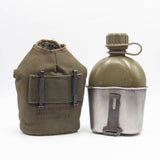 1966 Vietnam War 1 Qt. Plastic Canteen, Cup & NOS Cover Set