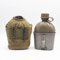 Matching 1963 Vietnam War 1 Qt. Plastic Canteen, Cup & Cover Set