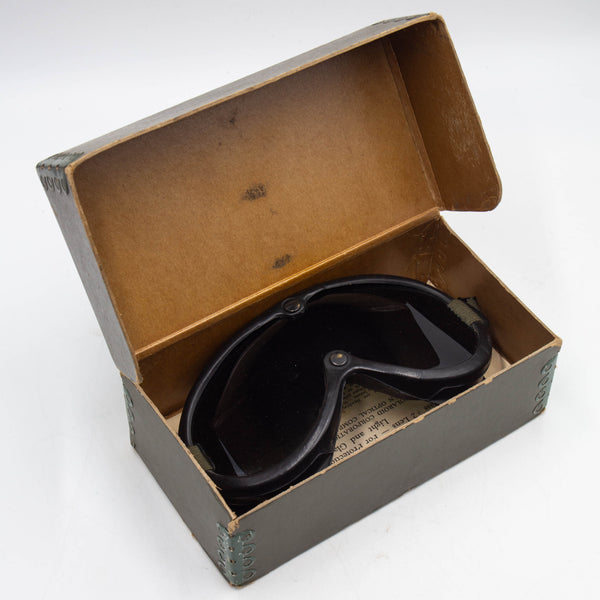 box goggles NOS Boxed WW2 M-1944 SWD Goggles – Omega Militaria