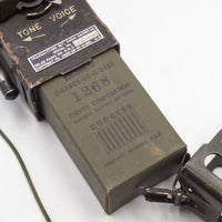 60s Vietnam War AN/PRR-9 & AN-PRT-4A Helmet Radio & Batteries Set