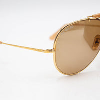 1987 Vintage 50th Anniversary Bausch & Lomb Ray-Ban USA "The General" Aviator Sunglasses