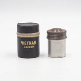 60s Vietnam War Souvenir Film Canister and Pouch