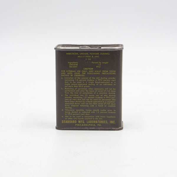 60s Vietnam War Insecticide Powder