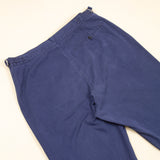 80s Vintage Royal Navy Blue Working Dress Trousers - 34x32