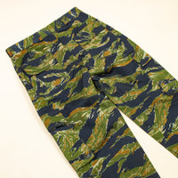 Rare 80s Vintage Ecuadorian Tigerstripe Camo Trousers - 32x33