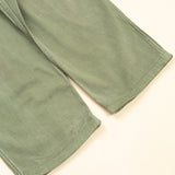 60s Vintage British Army Green Cotton Overall Trousers - 30x26