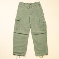 60s Vietnam War Vintage Tropical Combat Trousers - 30x28