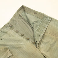 40s WW2 Vintage US Army HBT Trousers - 36x31