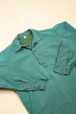 60s Vintage Swedish Army Grandad Shirt - Large