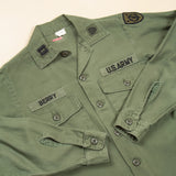 70s Vintage 'Berry' 3rd Pattern OG-107 Utility Shirt - Medium