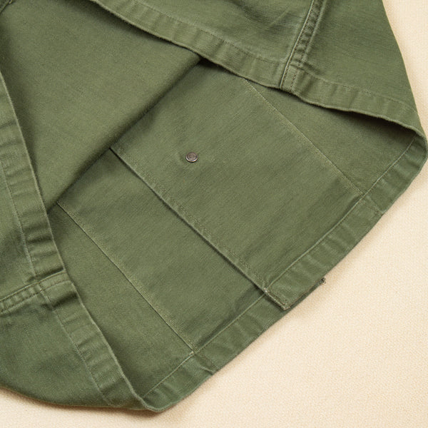 50s Vintage 1st Pattern OG-107 Sateen Utility Shirt w/ 13-Star Buttons ...
