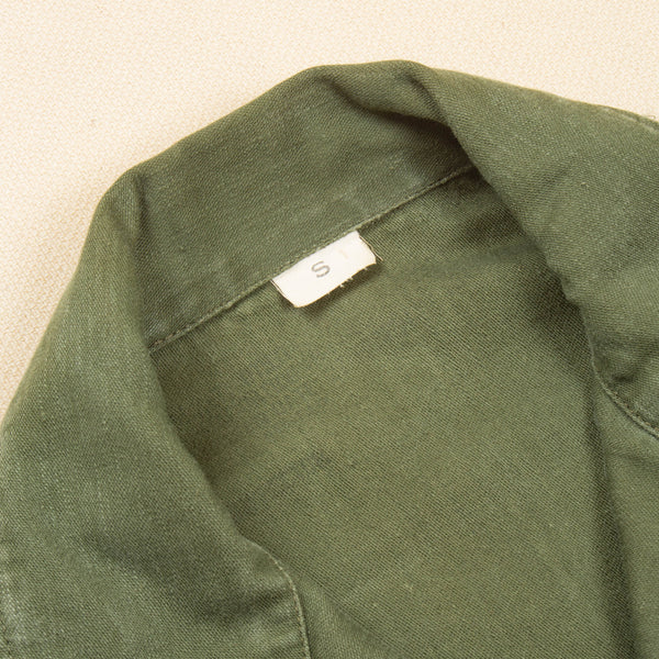 50s Vintage 1st Pattern OG-107 Sateen Utility Shirt w/ 13-Star Buttons ...