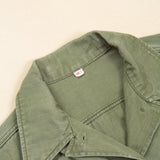 Rare 40s WW2 Vintage US Army Women's HBT Utility Shirt - Small