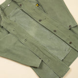 Rare 40s WW2 Vintage US Army Women's HBT Utility Shirt - Small