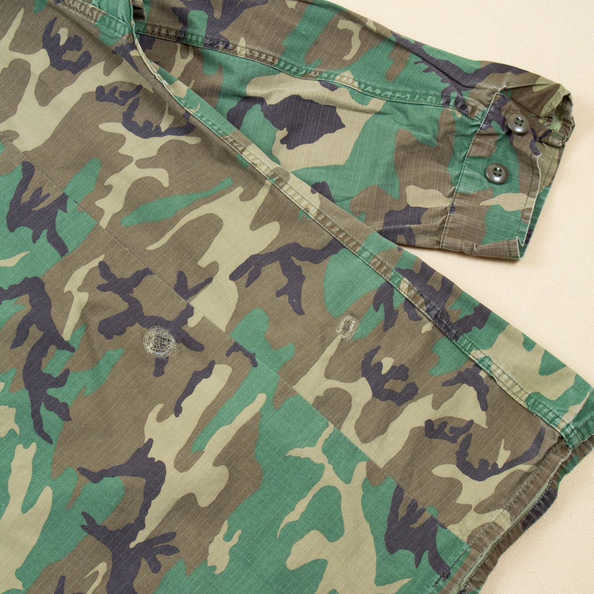 70s Vintage USMC RDF ERDL HWU Combat Coat - X-Large – Omega Militaria