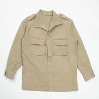 60s Vintage Spanish Army Khaki Shirt - Medium