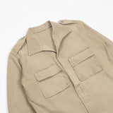 60s Vintage Spanish Army Khaki Shirt - Medium