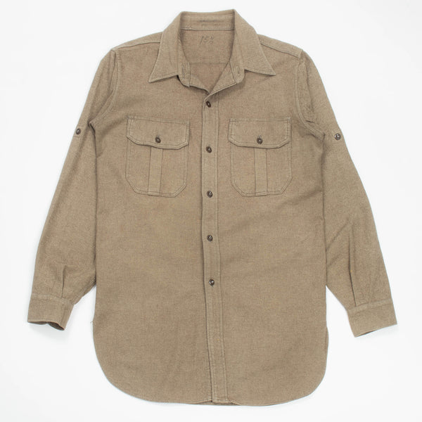 50s Vintage Canadian Army Wool Shirt - Small