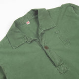 60s Vintage Swedish Army Grandad Shirt - Medium