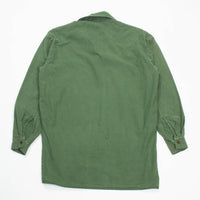 60s Vintage Swedish Army Grandad Shirt - Medium