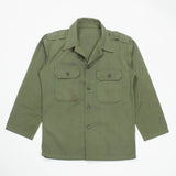 60s Vintage Korean Army (ROKA) HBT Utility Shirt - Small