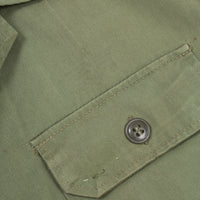 60s Vintage Korean Army (ROKA) HBT Utility Shirt - Small