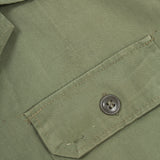 60s Vintage Korean Army (ROKA) HBT Utility Shirt - Small