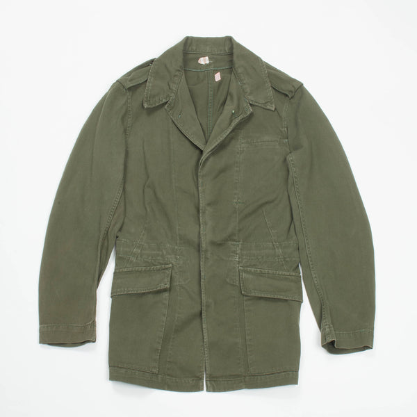 60s Vintage British Army Drill Overall Jacket - Small