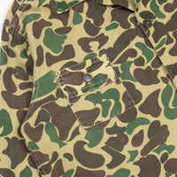 60s Vintage Duck Hunter Camo Shirt - Large